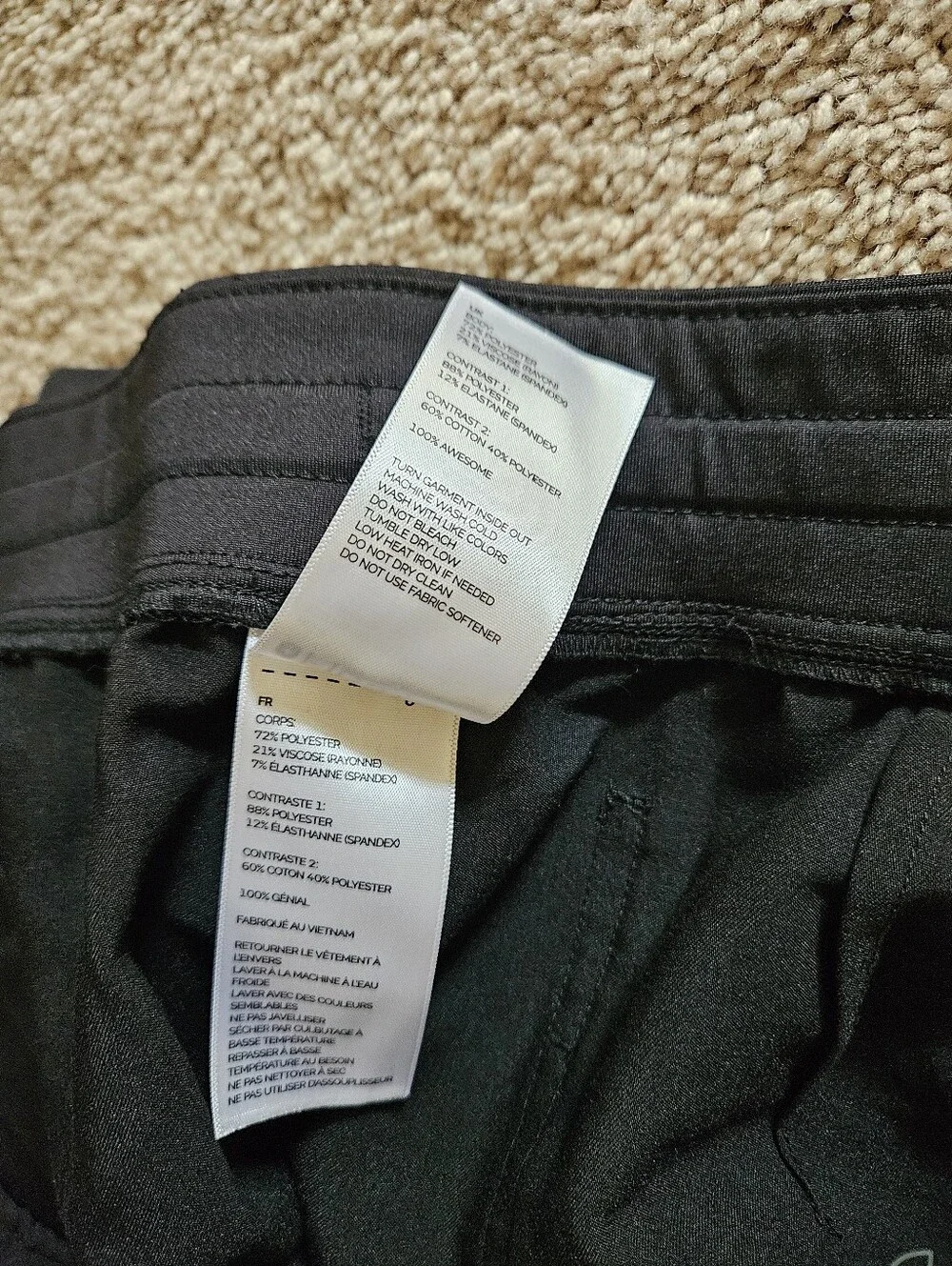 Figs Black Joggers